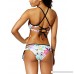 Bar III Women's Lace-Up Hipster Bikini Bottoms Tropical Multi B07BRDGG5S